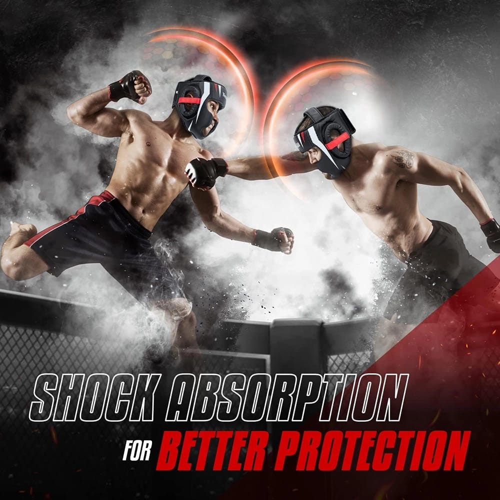 Yes4All Extreme Full Face Adjustable Boxing Headgear, Large
