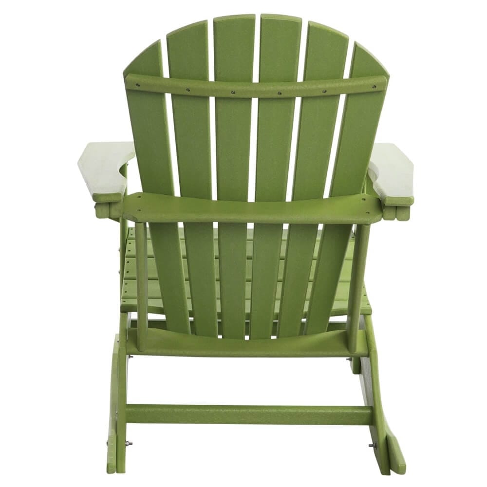 All-Weather Adirondack Rocking Chair, Green