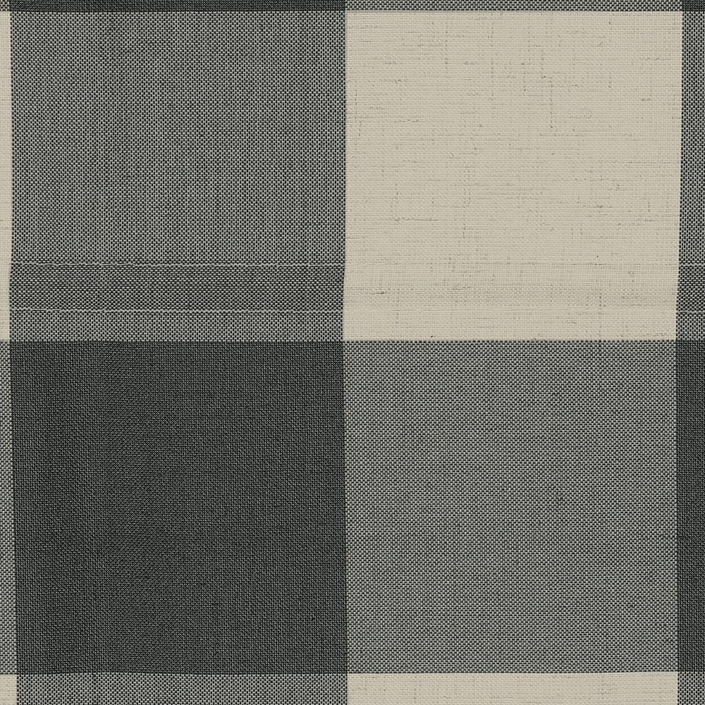 Cordless Fabric Flat Roman Shade, Midnight Gray, 39" x 64"