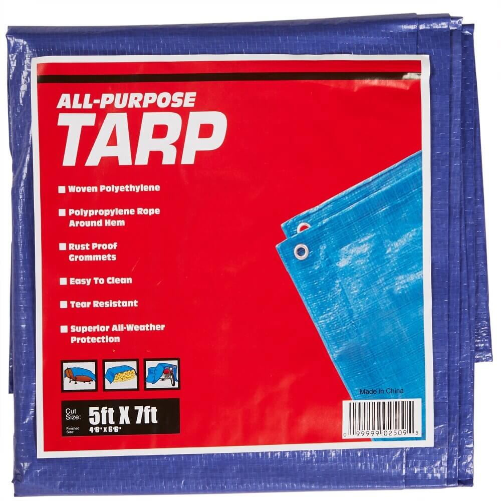 5' x 7' All-Purpose Weather Resistant Tarp