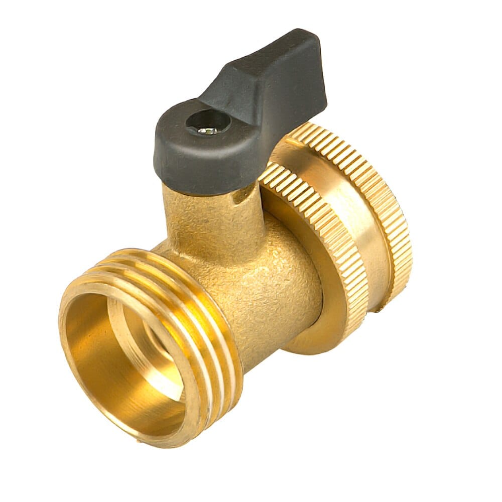 Tiller & Rowe Threaded Brass Shut-Off Coupling