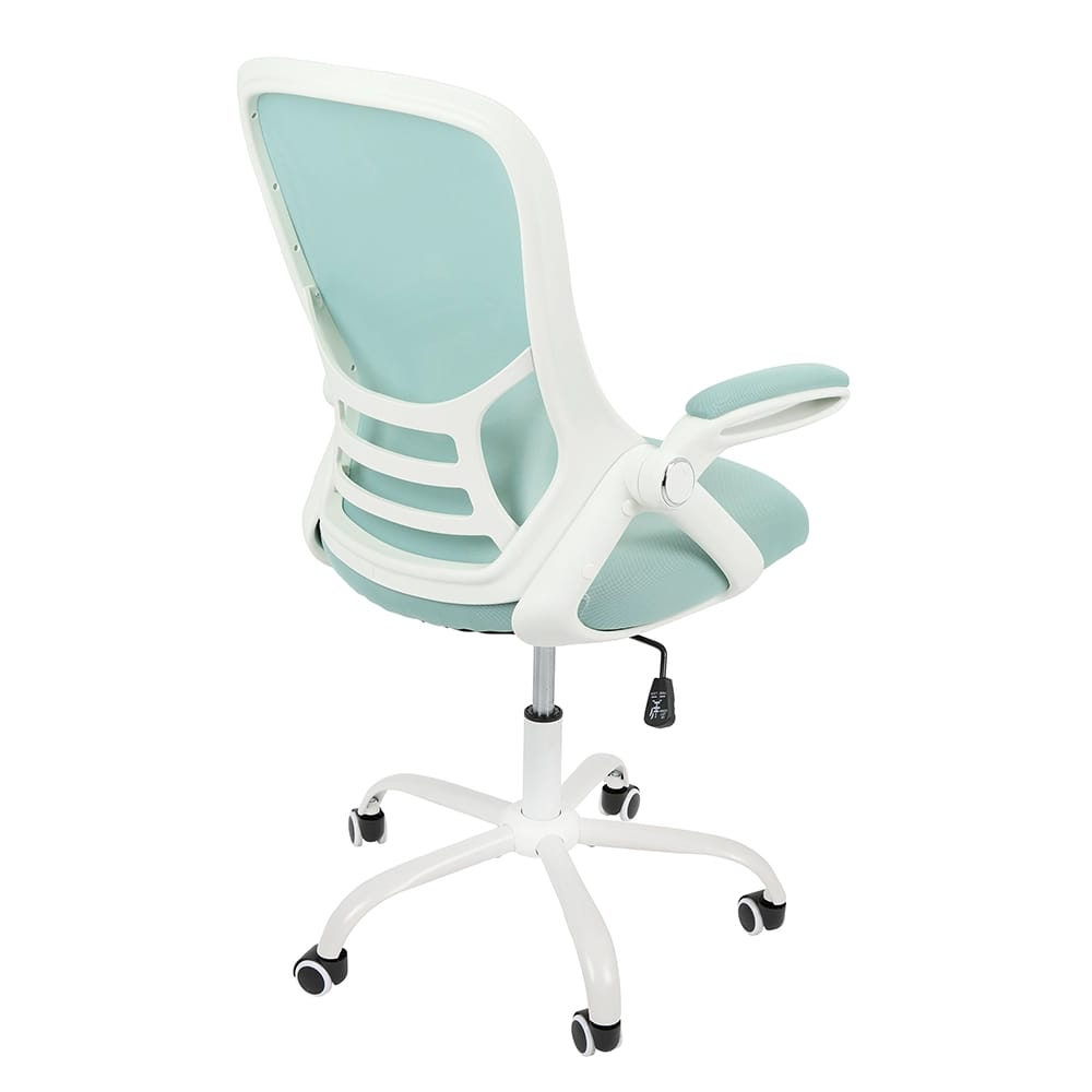 HYLONE Adjustable Ergonomic Office Chair, Teal/White