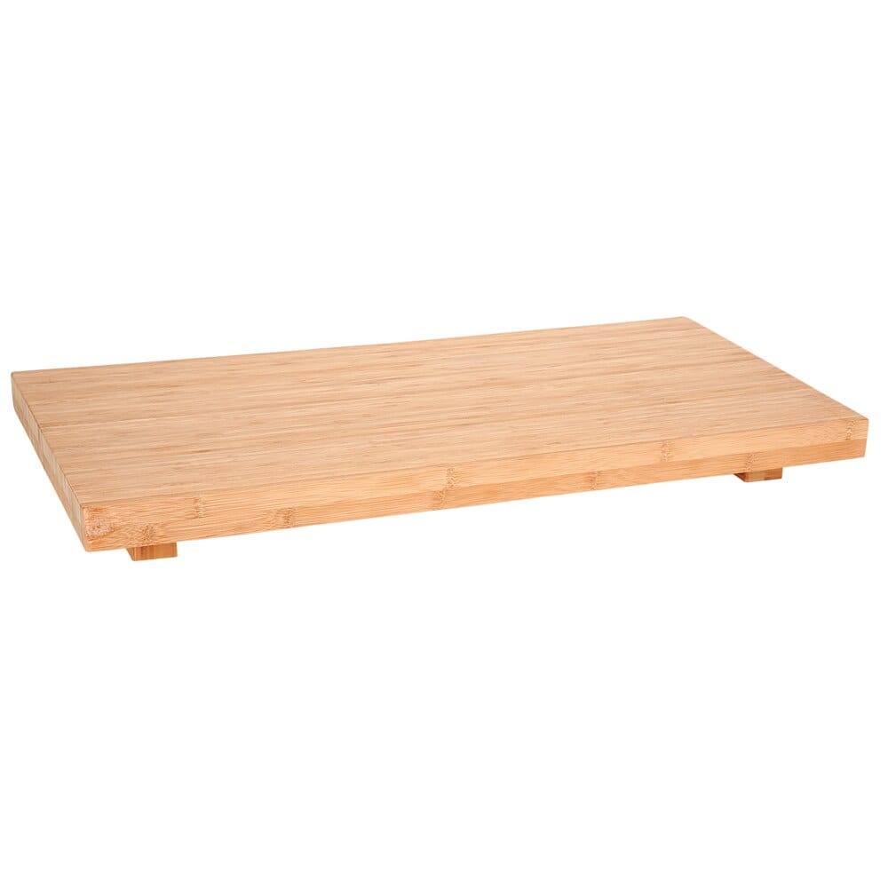 Oneida Eco-Amigo Rectangular Bamboo Wood Display Riser