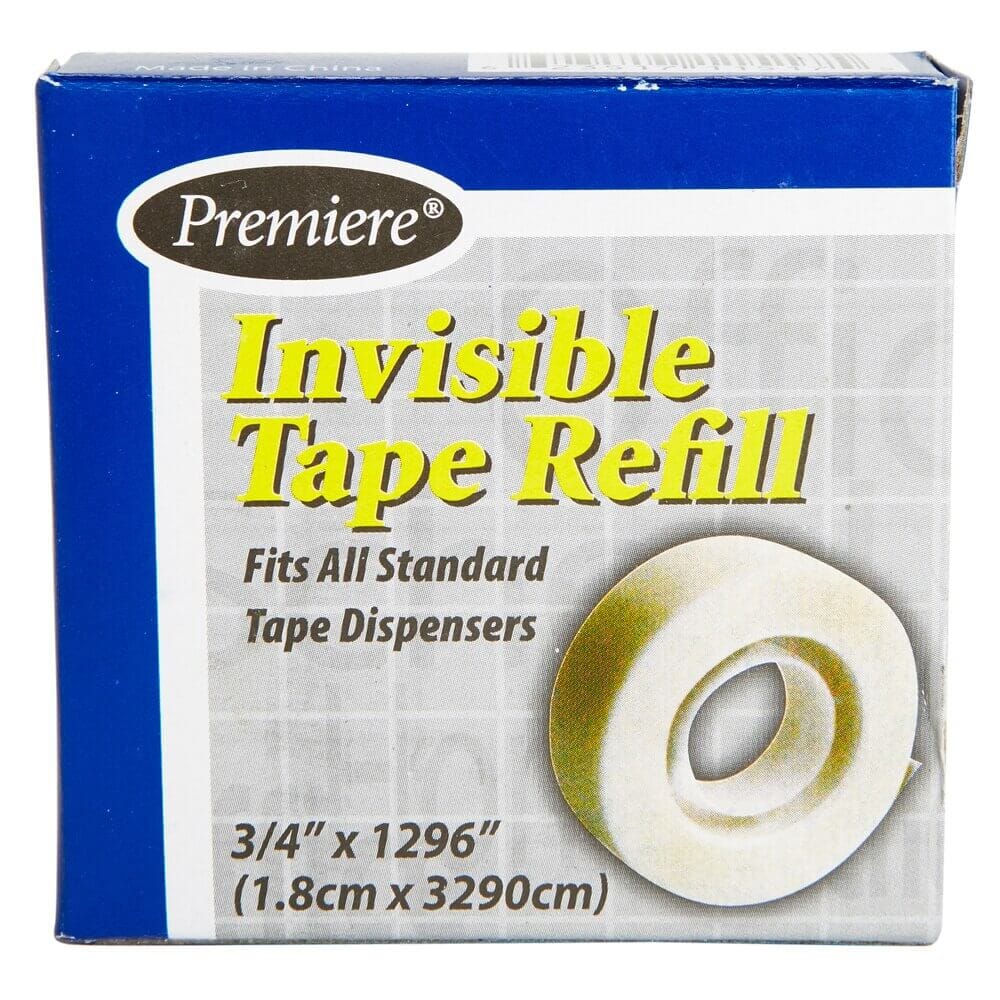 Invisible Tape Single Refill, 3/4"
