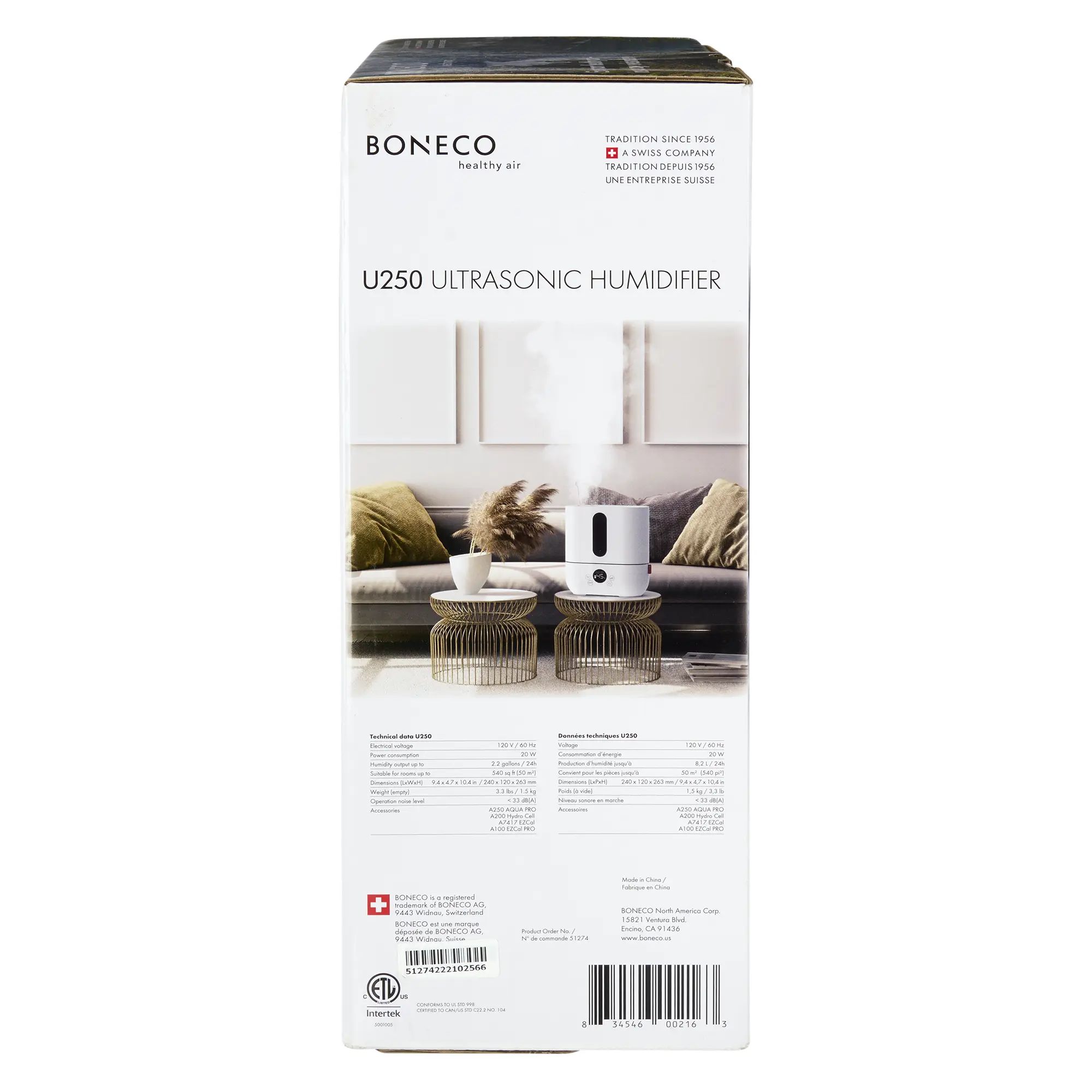 Boneco U250 Ultrasonic Humidifier