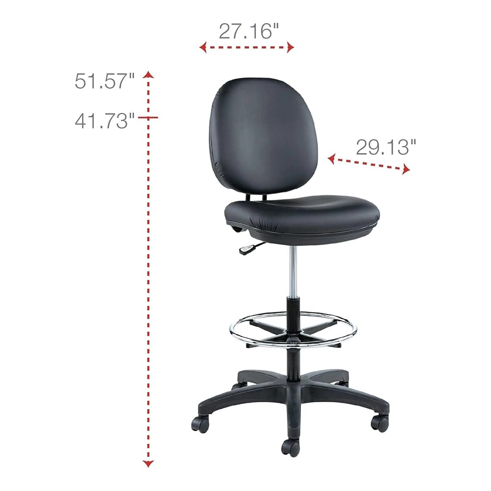Alera Swivel Task Stool, Black