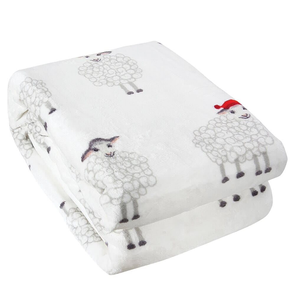 Winter Themed Queen Velvet Plush Blanket