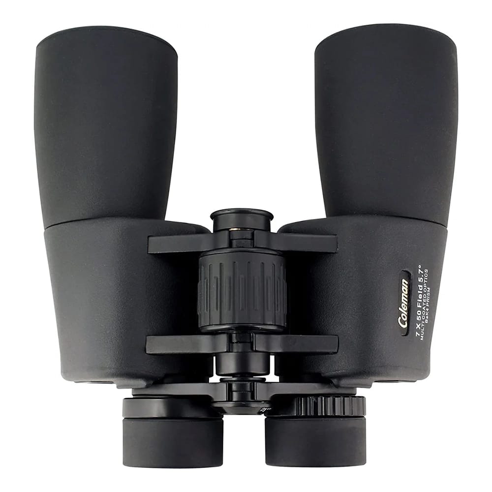 Coleman Signature 7x50 Waterproof Porro Prism Binoculars, Black