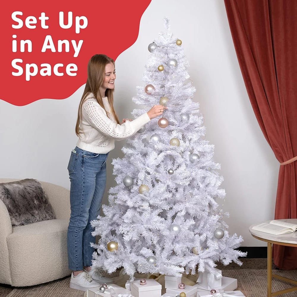 Prextex 6' Christmas Tree, White