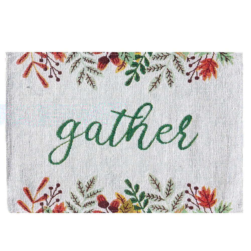 Fall Tapestry Placemats, 4 Pack