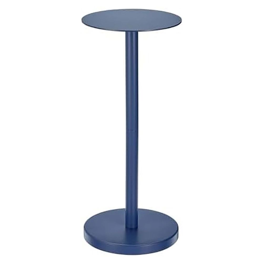 mDesign Round Accent Drink Table, Cobalt