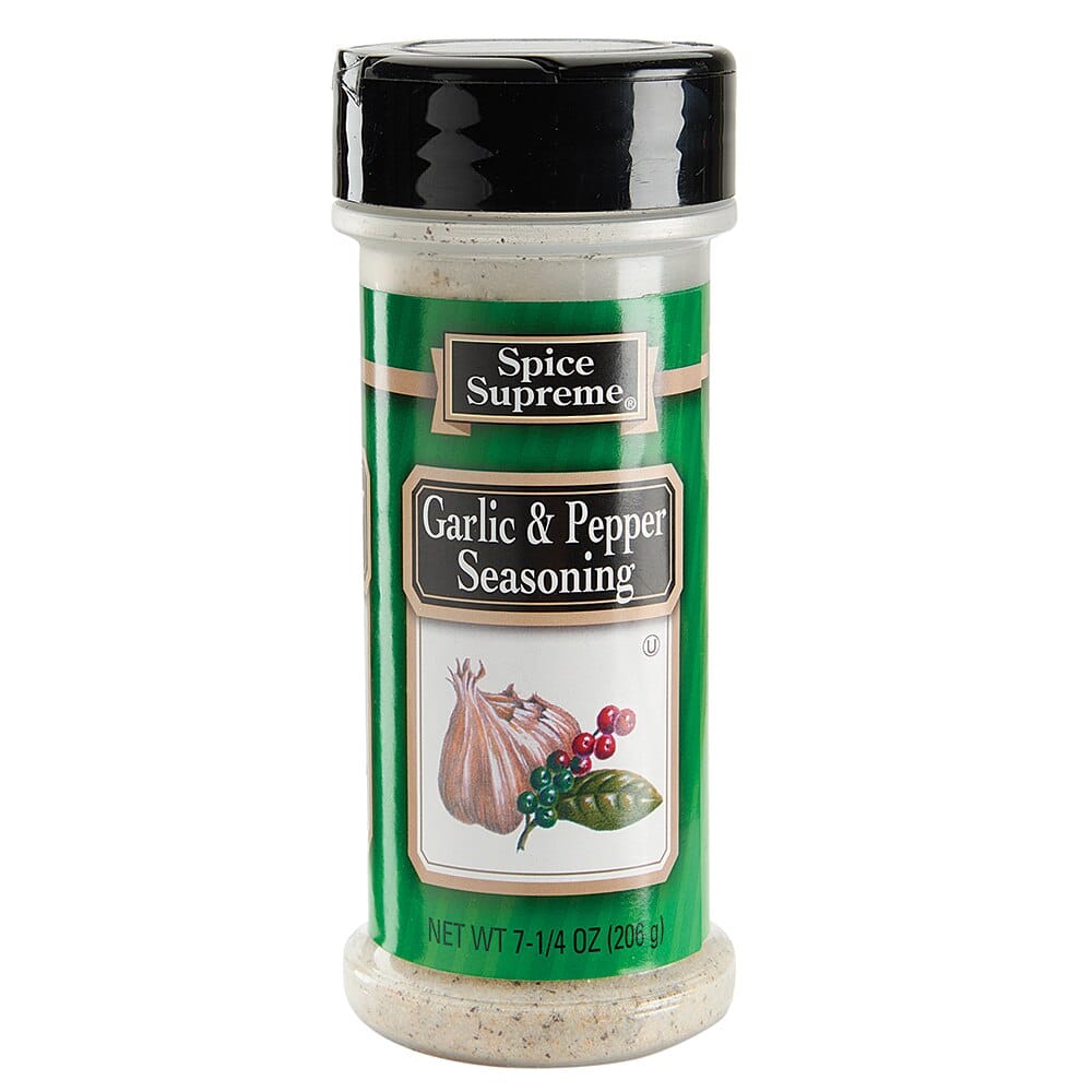 Spice Supreme Garlic and Pepper Seasoning, 7.25 oz