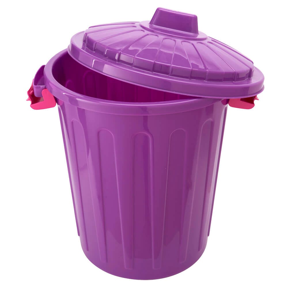 HemiCasa Medium Oscar Bin with Lid and Handles, 25 L