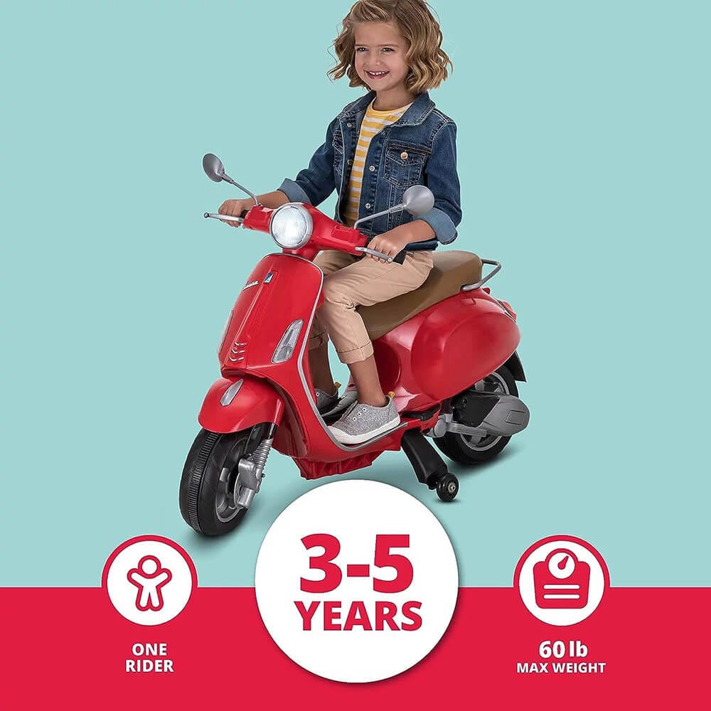 Kid Trax 6V Vespa Scooter Ride-On Toy