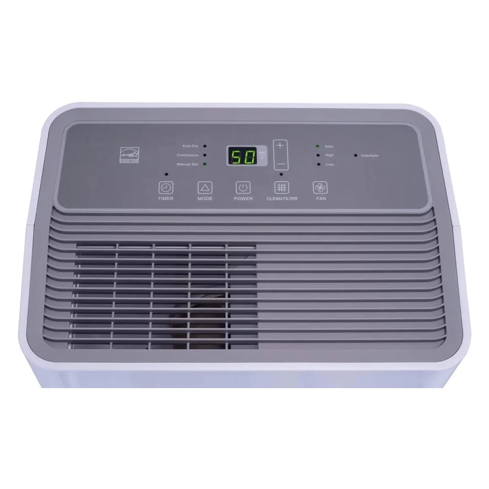 Hisense Energy Star 50 Pint 3-Speed Dehumidifier, White (Factory Refurbished)