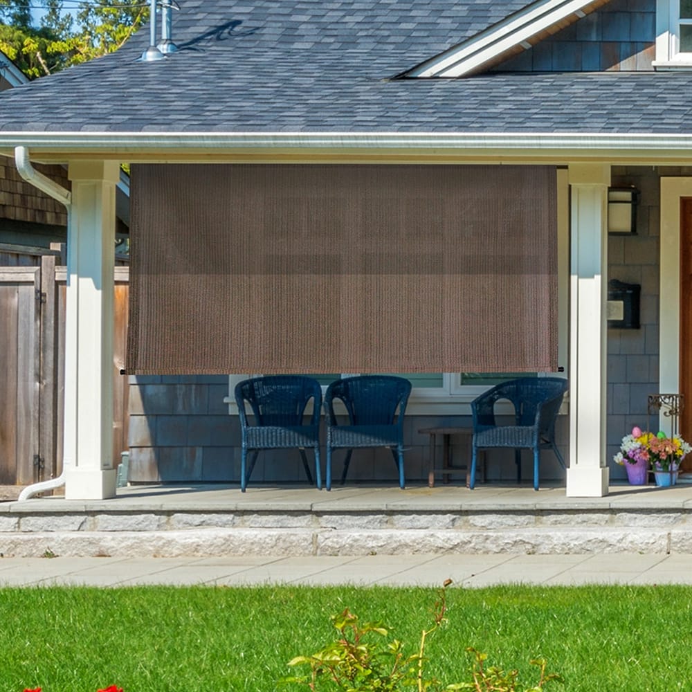 Outdoor Sun Shade, Brown, 6' x 6'