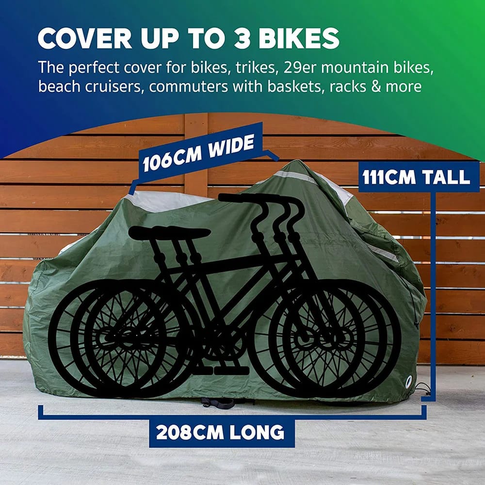 YardStash XXL Bicycle Cover, Green