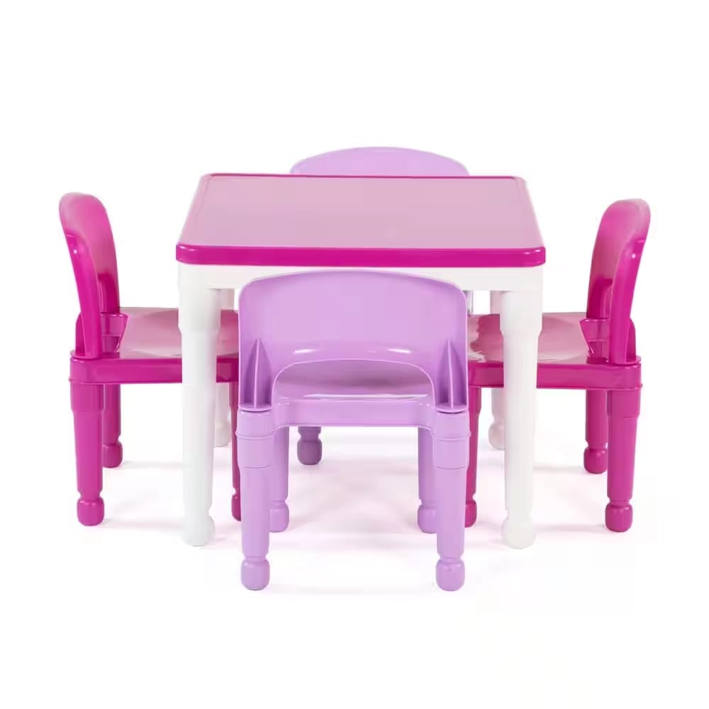 Humble Crew 2-in-1 Plastic Building Block-Compatible Kids Activity Table
