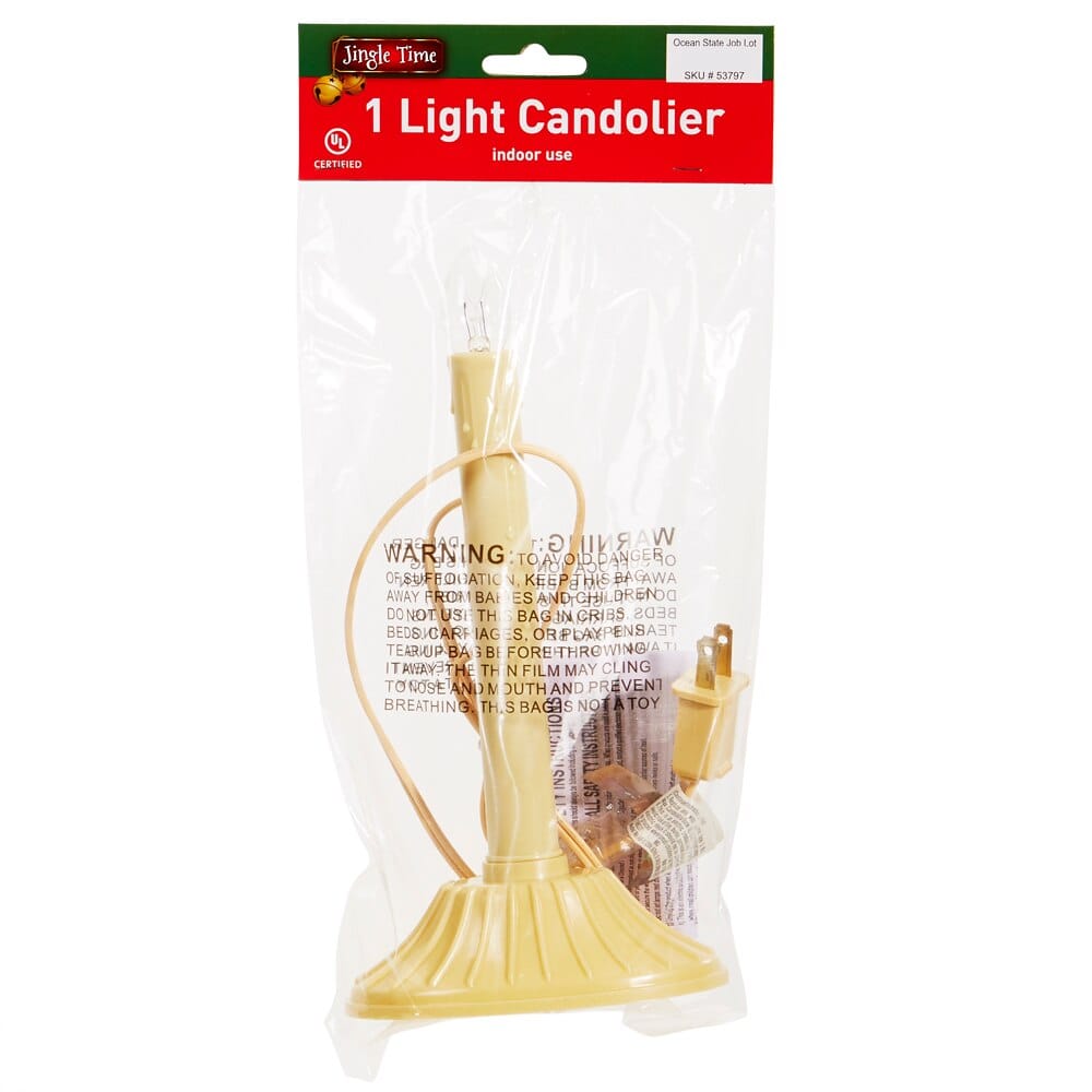 Jingle Time Single Light Candolier