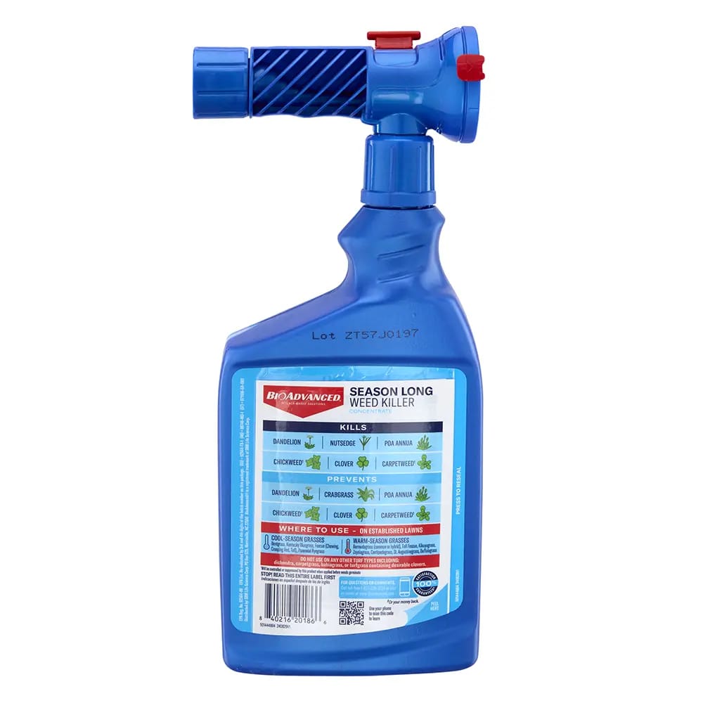 Bio Advanced Season Long Weed Killer Spray, 32 oz.
