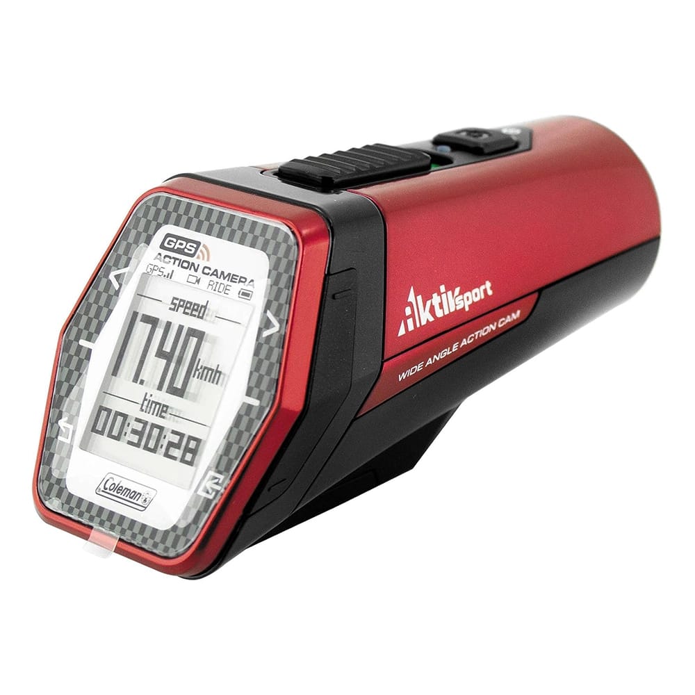 Coleman AktivSport 1080p HD Action Sports Camera, Red