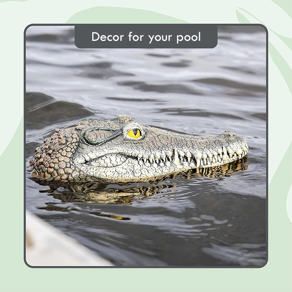 Floating Crocodile Head