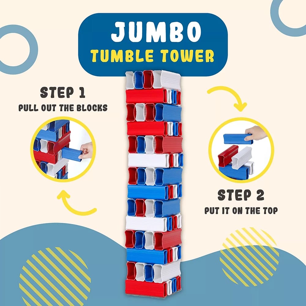 E-Jet Games Jumbo Tumble Tower Game