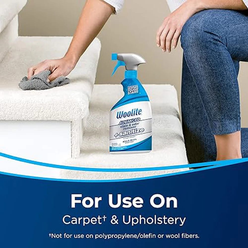 Woolite Advanced Stain & Odor Remover + Sanitize, 22 oz