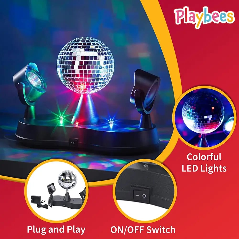 Kicko Rotating LED Disco Ball