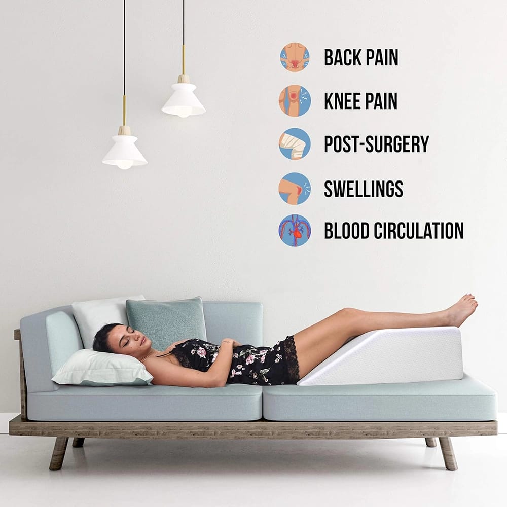 Abco Sport Leg Rest Pillow with Ice Cooling Gel