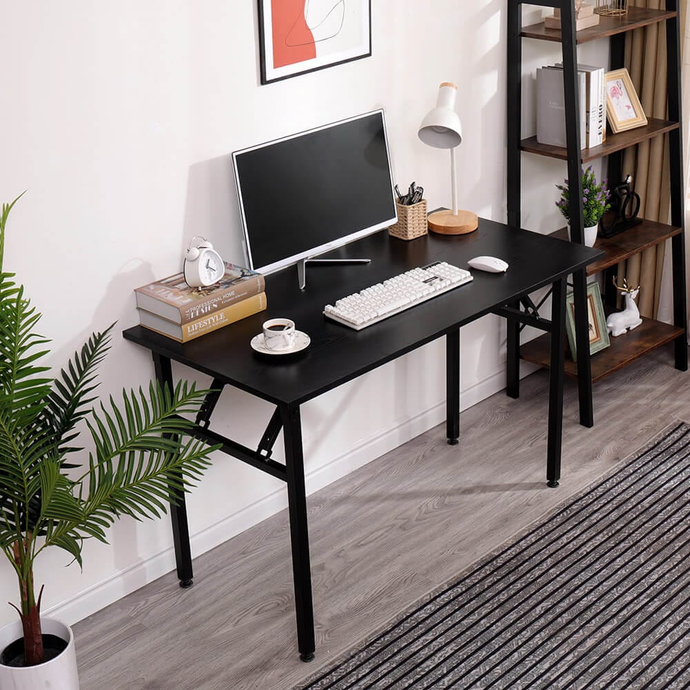 47" Foldable Desk, Black