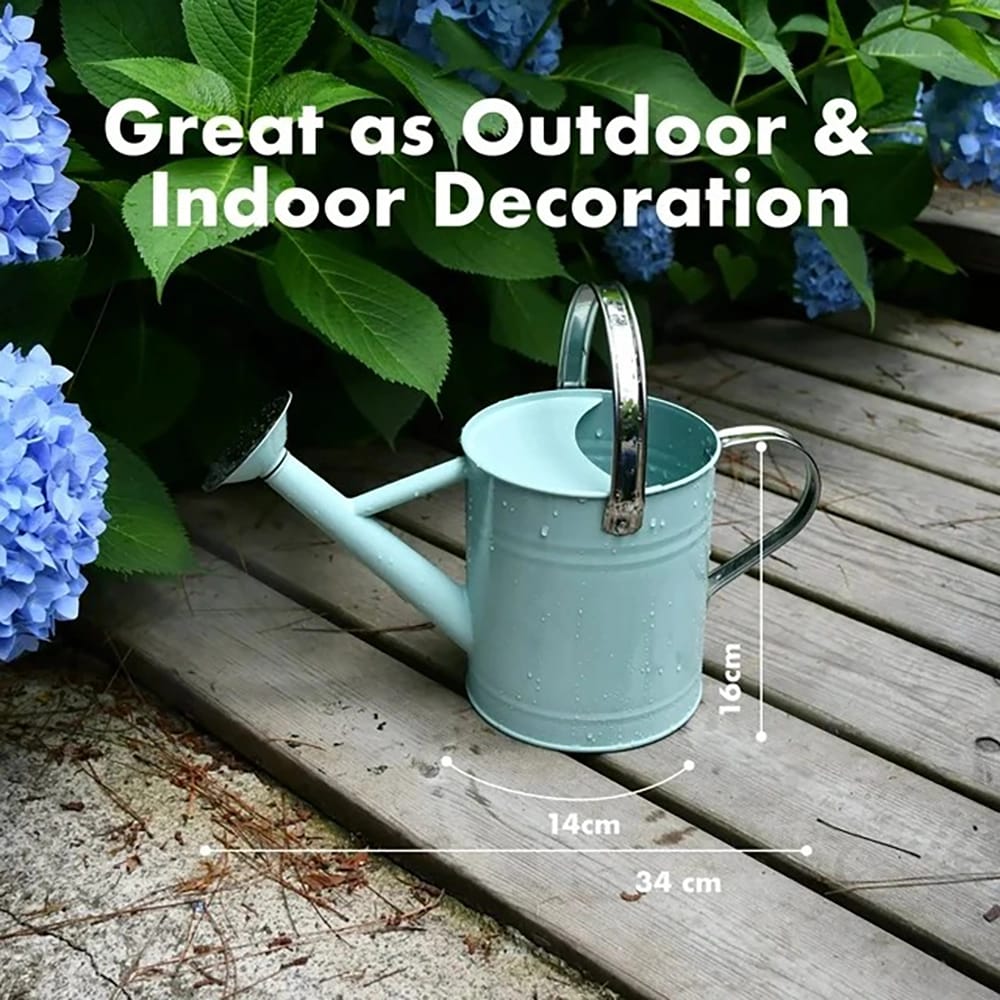 Homarden 1/2 Gallon Watering Can, Teal