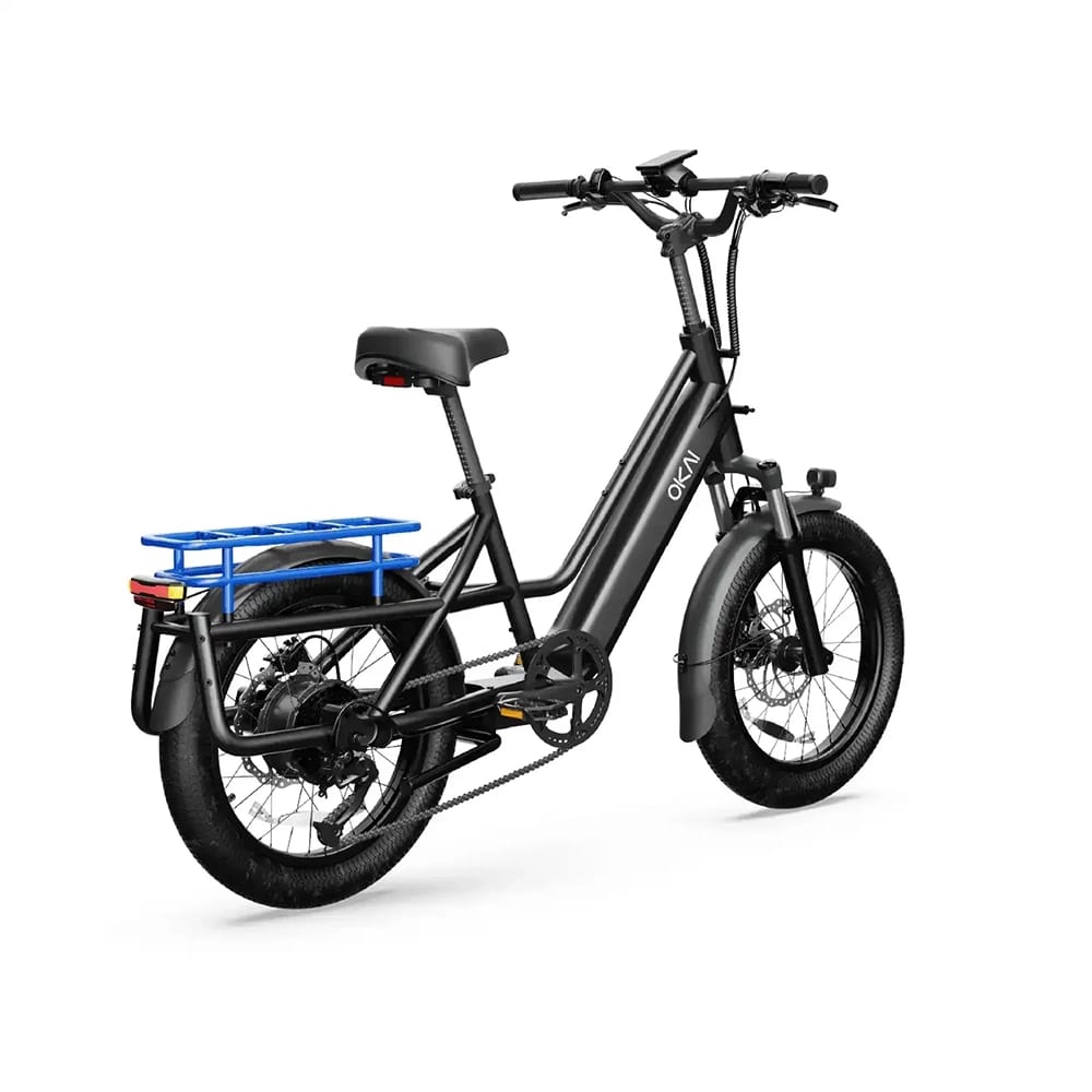 Okai E-Kargo Cargo Utility eBike, Black
