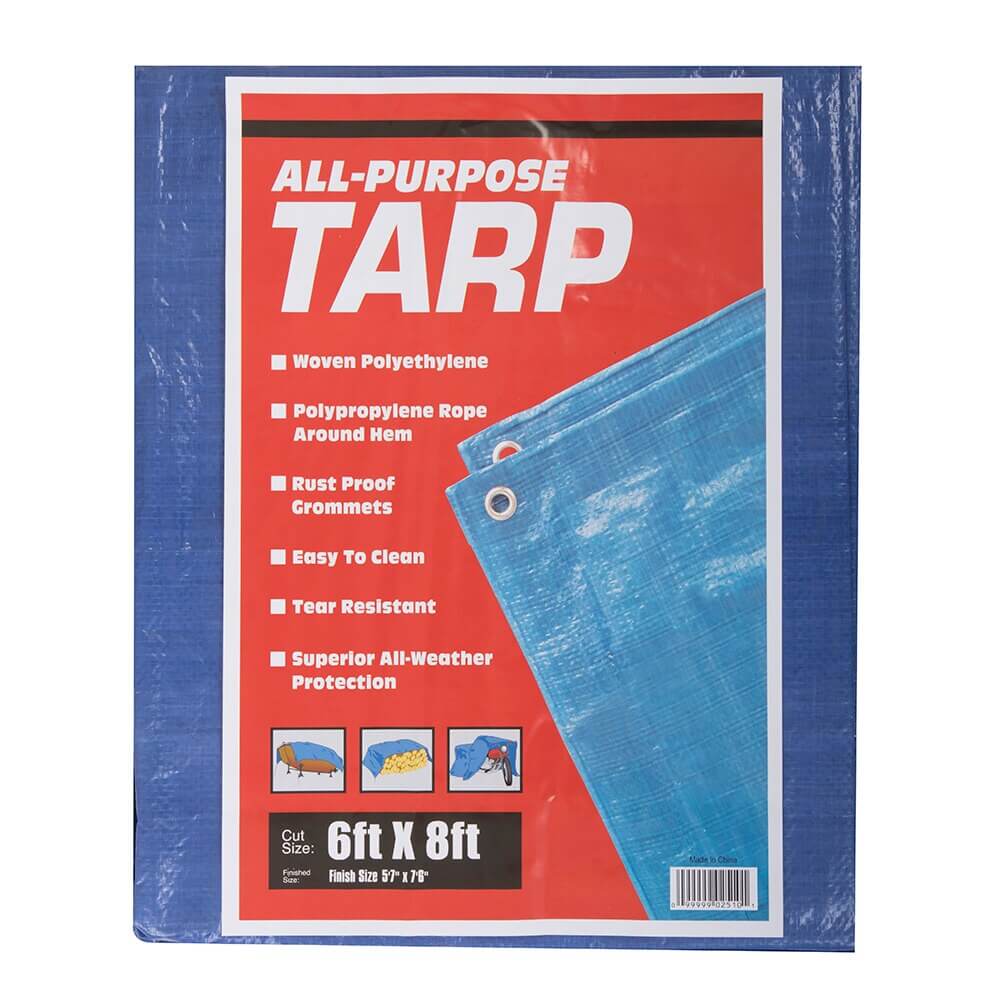 6' x 8' All-Purpose Weather Resistant Tarp