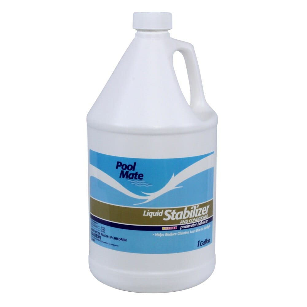 Pool Mate Liquid Stabilizer and Conditioner, 1 Gal