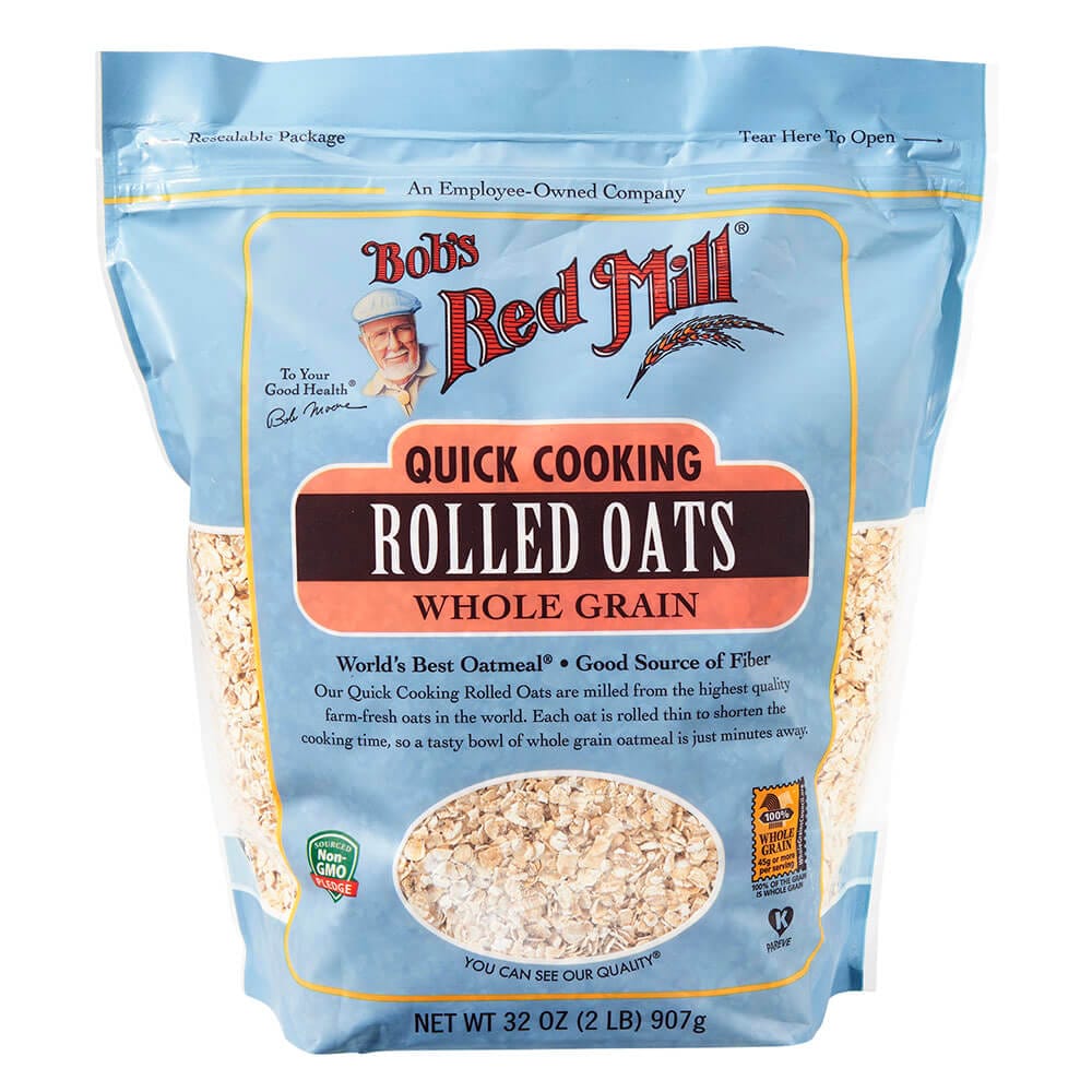 Bob's Red Mill Quick Cooking Whole Grain Rolled Oats, 32 oz