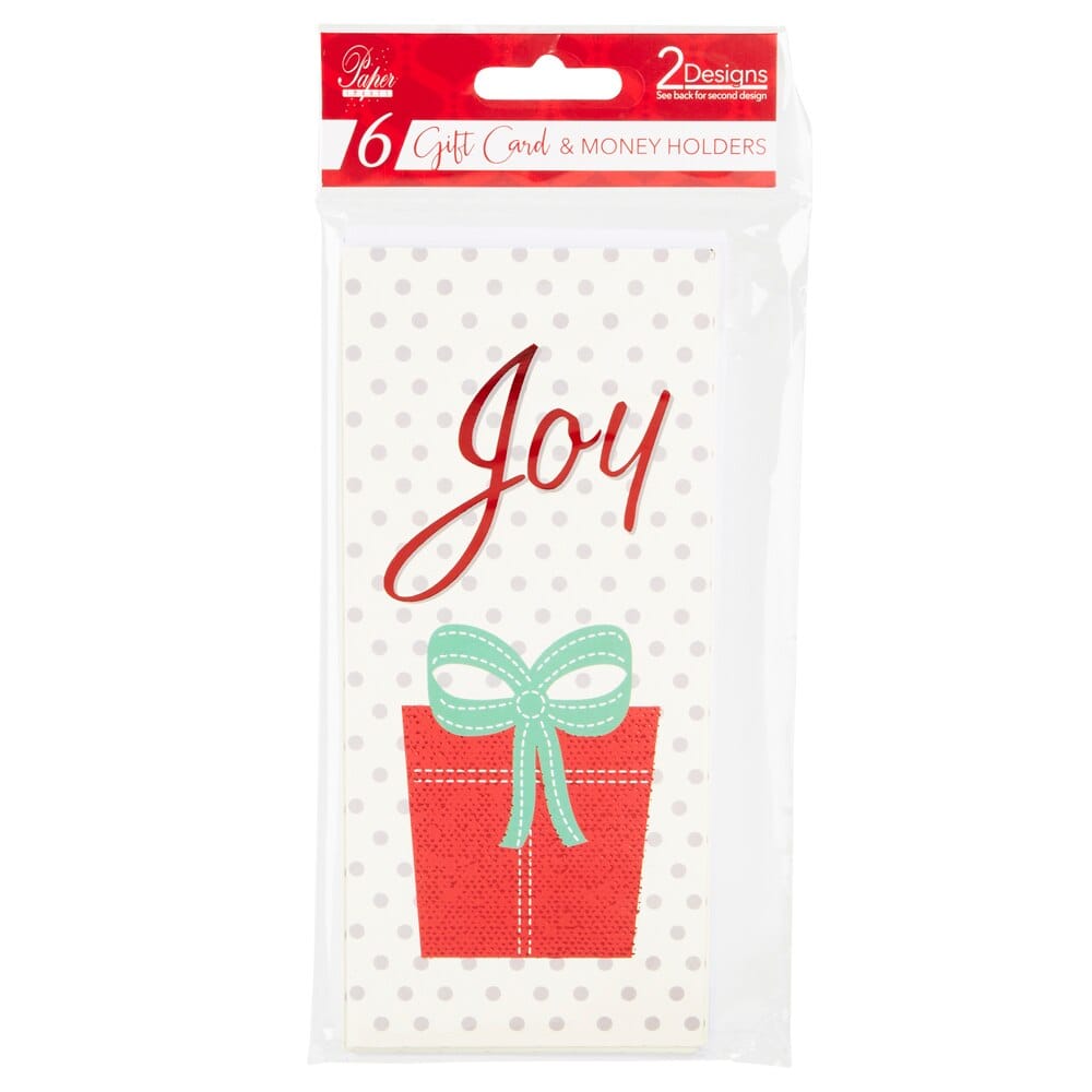 Gift Card and Money Holders, 6-Count