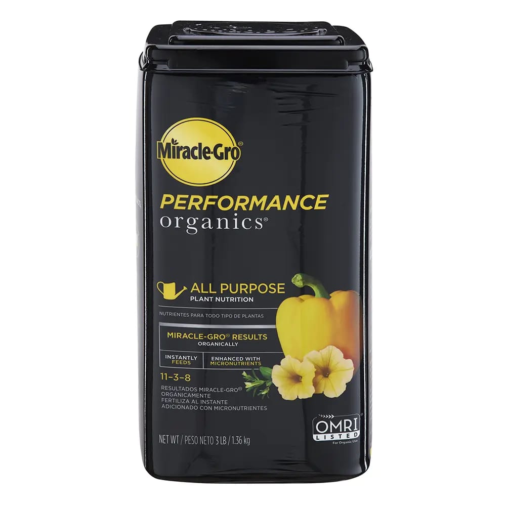 Miracle-Gro Performance Organics All Purpose Plant Nutrition, 3 lbs