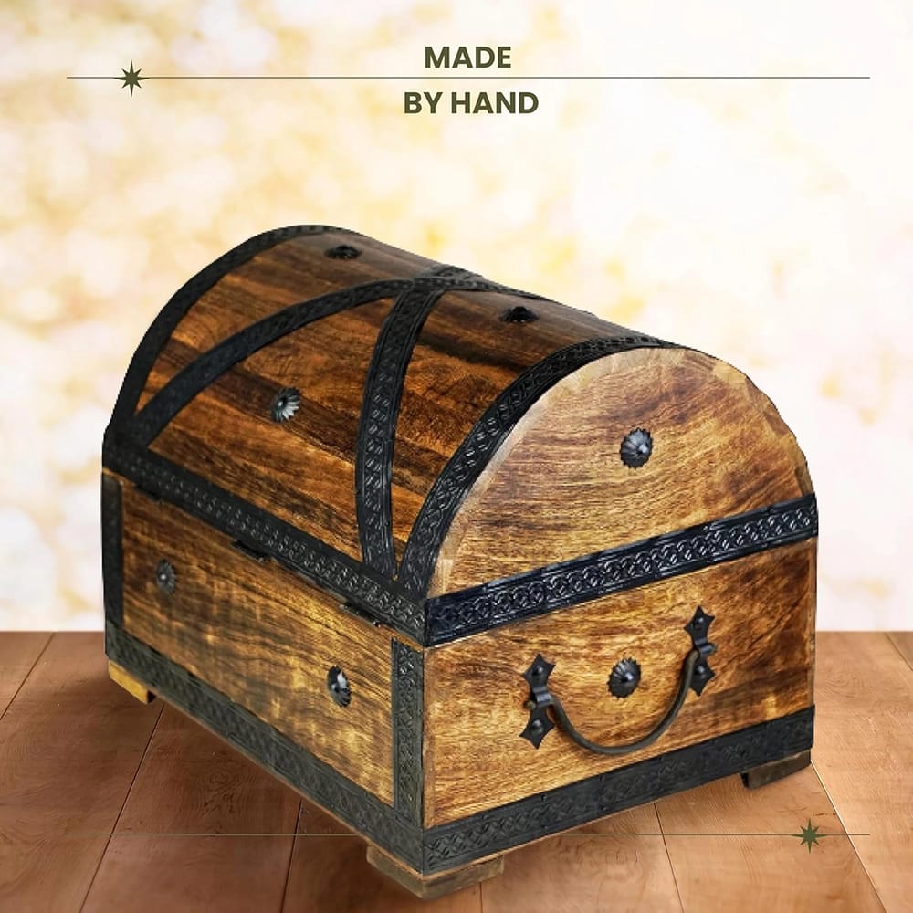 XL Wooden Treasure Chest