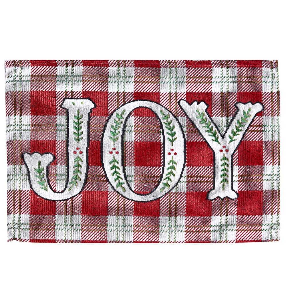 Cotton Christmas Placemats, Set of 4