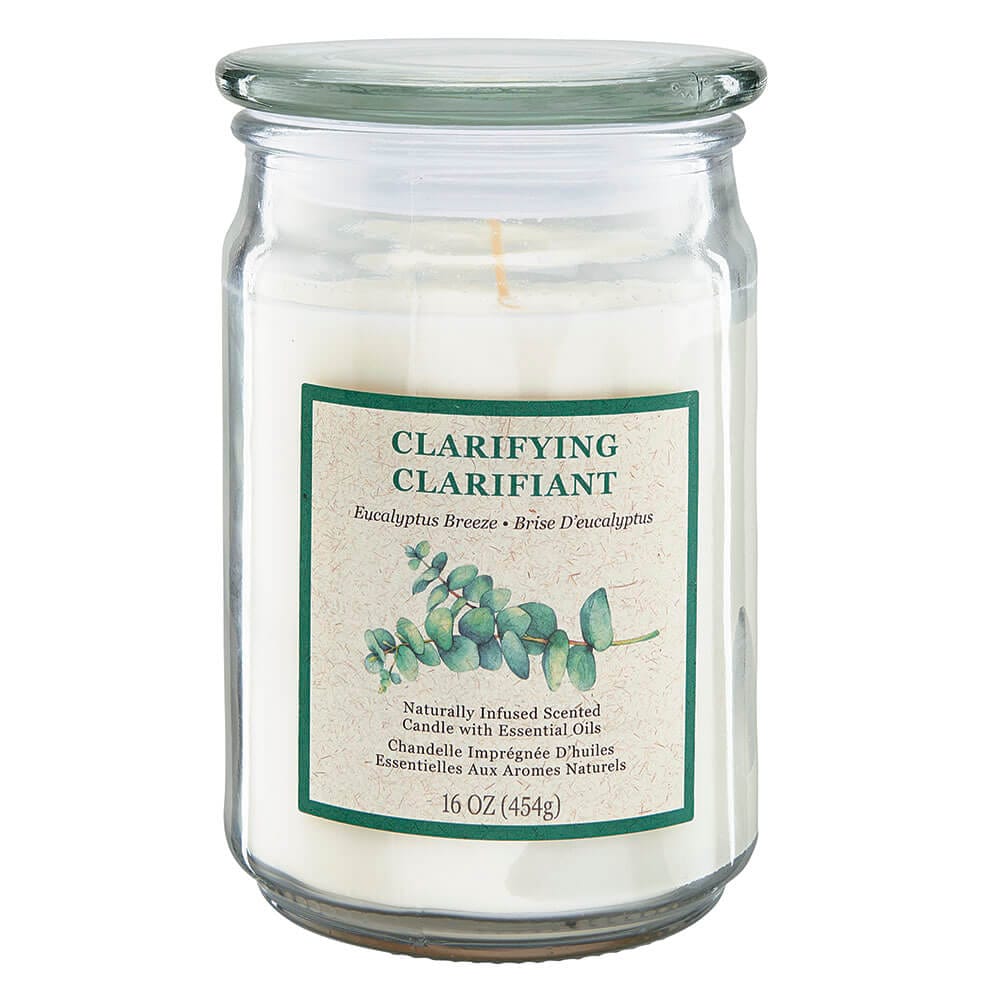 Clarifying Eucalyptus Breeze Scented Candle, 16 oz
