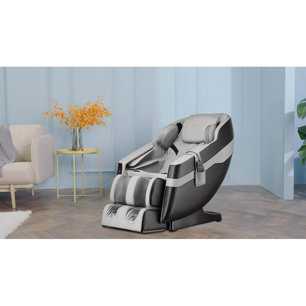 Lifesmart Deluxe 2D Massage Chair, Gray/Black