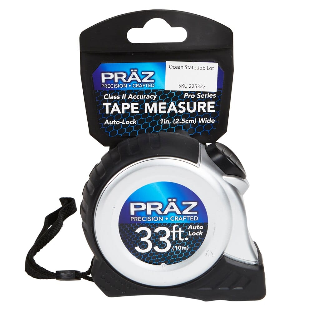 PRAZ Tape Measure, 33'