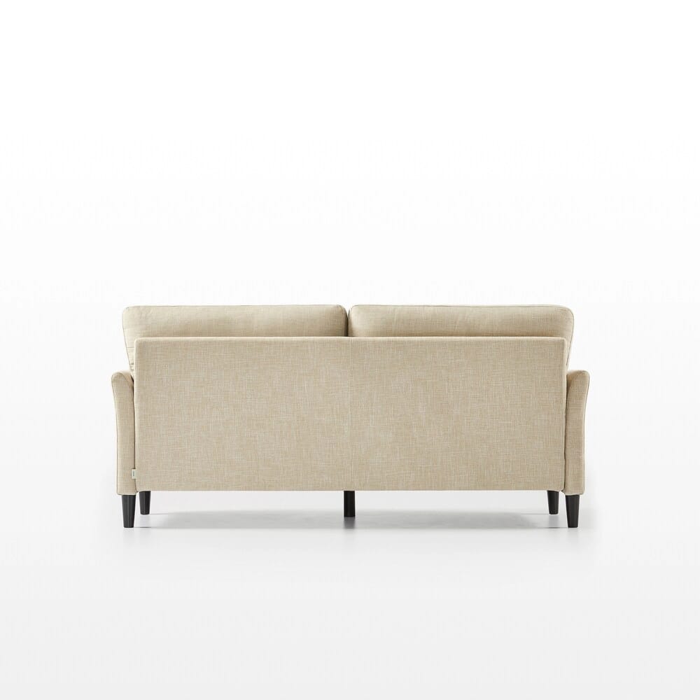 Zinus Jackie 2-Seat Upholstered Sofa, Beige