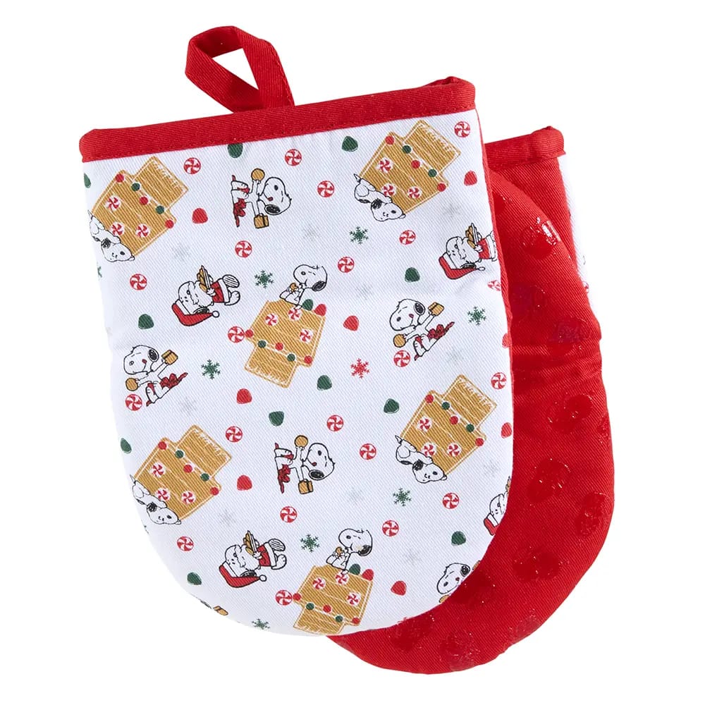 Peanuts X-Mas Mini Oven Mitts, 2 Count