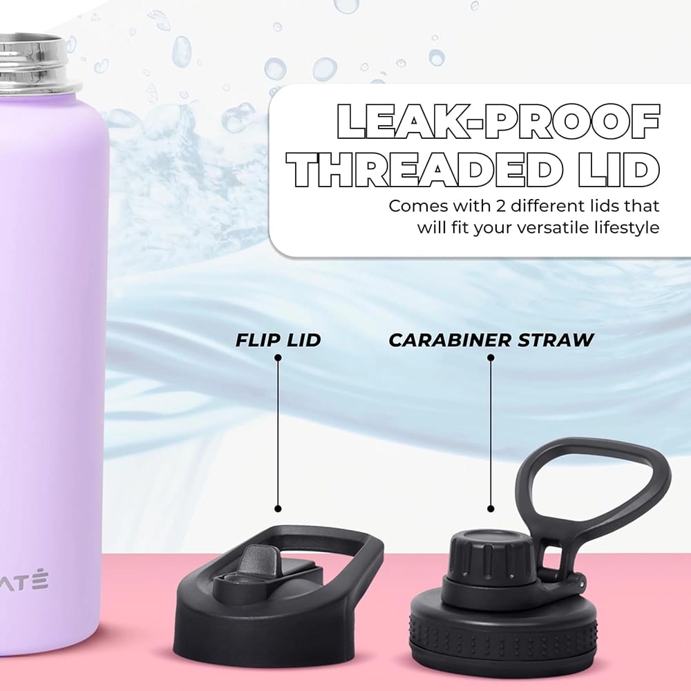 HYDRATE 32 oz Water Bottle, Cherry Blossom