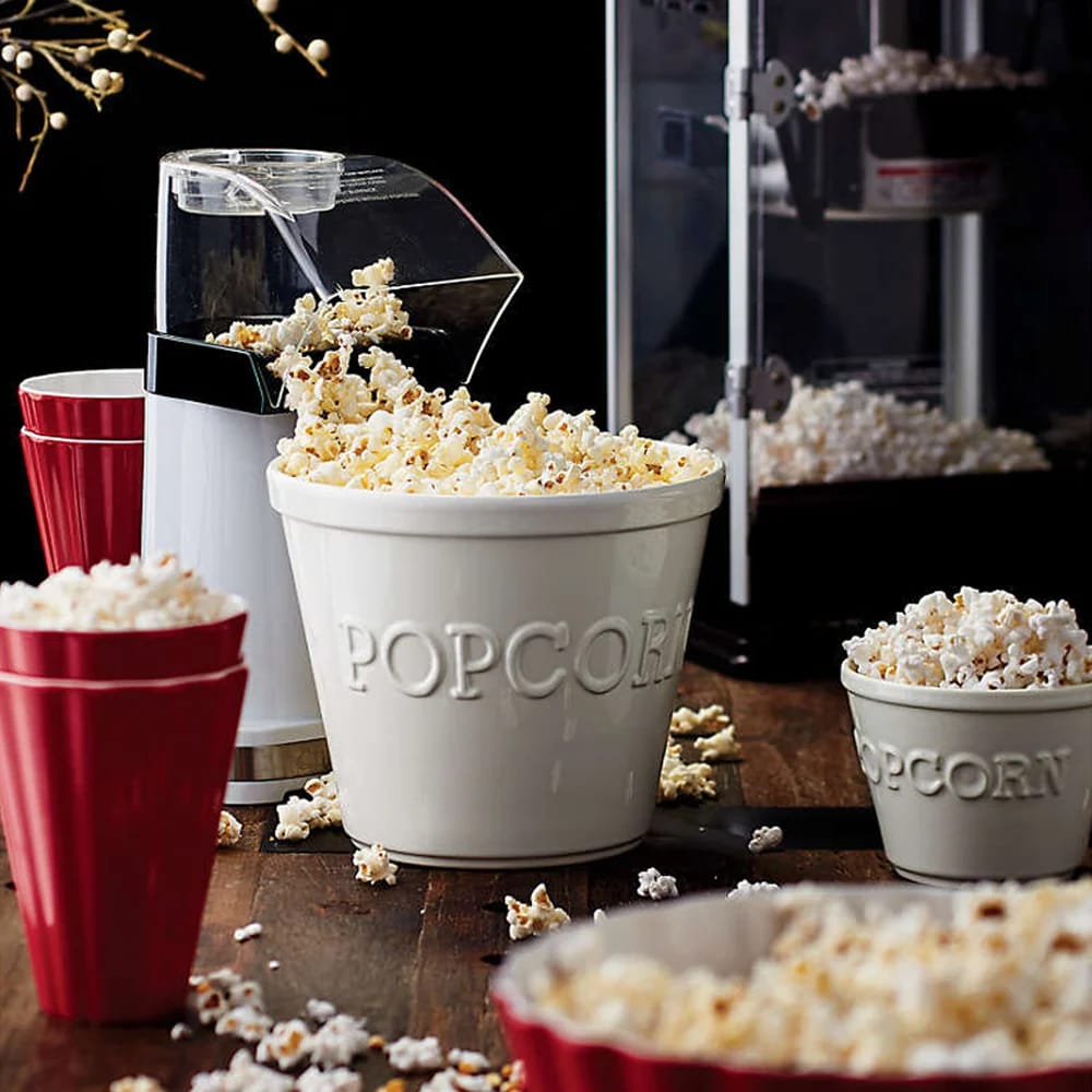 Cuisinart EasyPop Hot Air Popcorn Maker, White (Factory Refurbished)