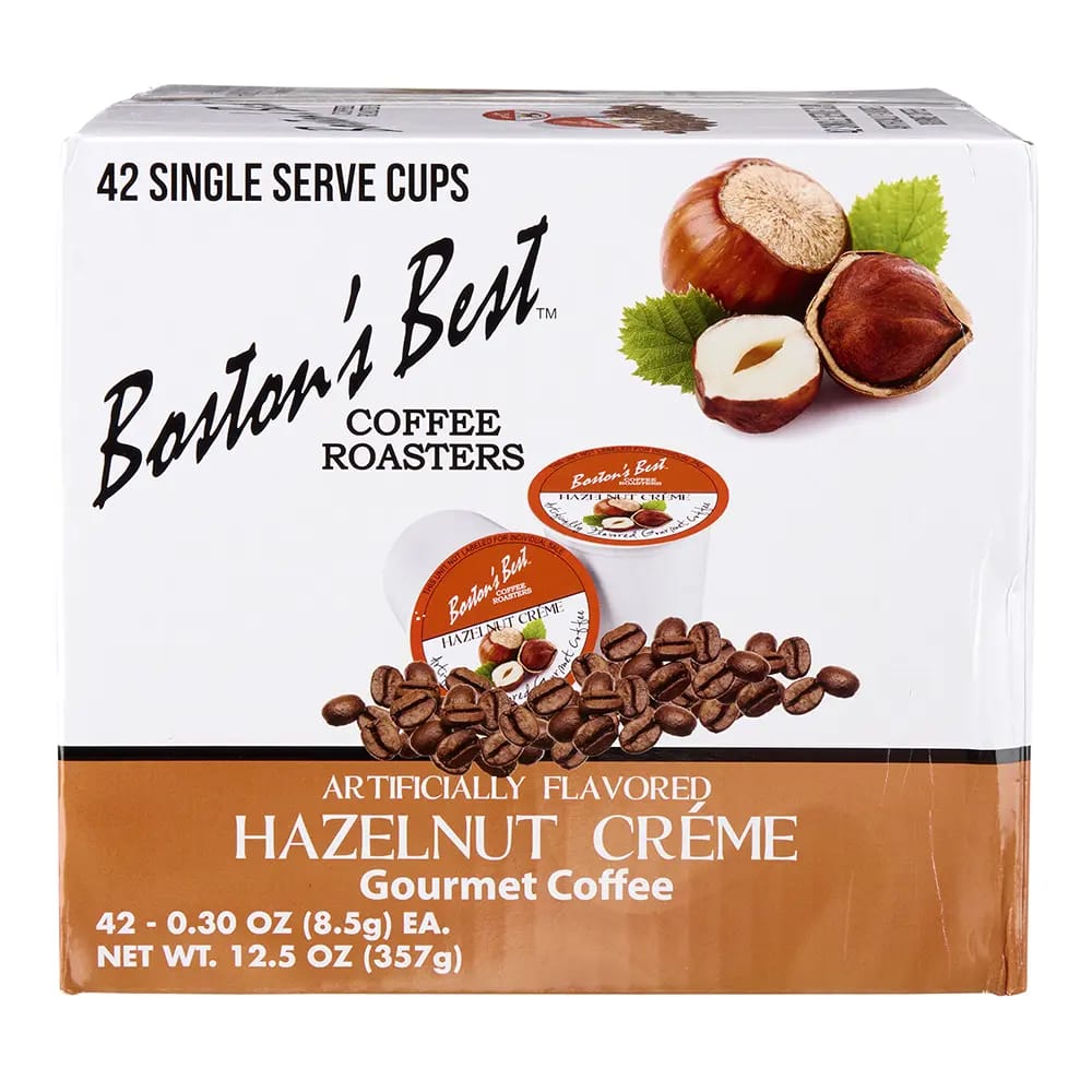 Boston's Best Hazelnut Creme Coffee Roasters, 42 ct