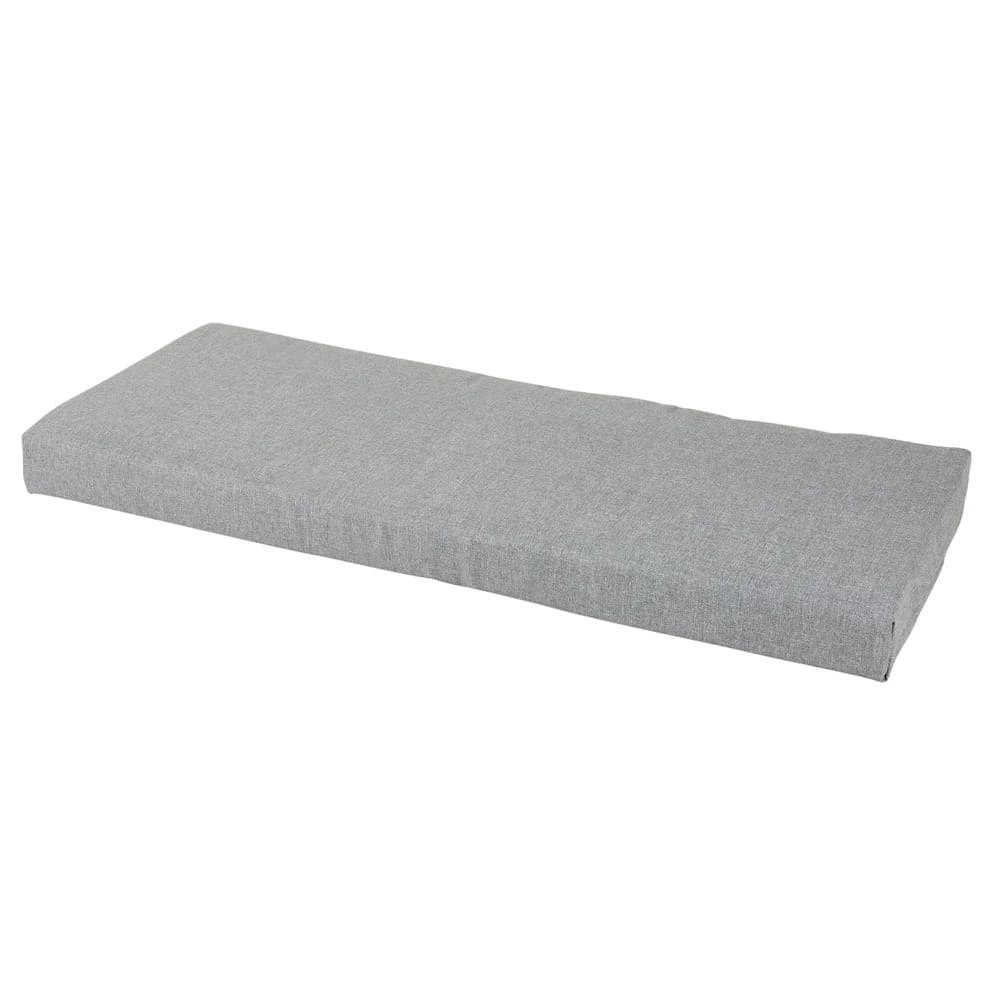 Outdoor Bench Cushion, Medium Gray