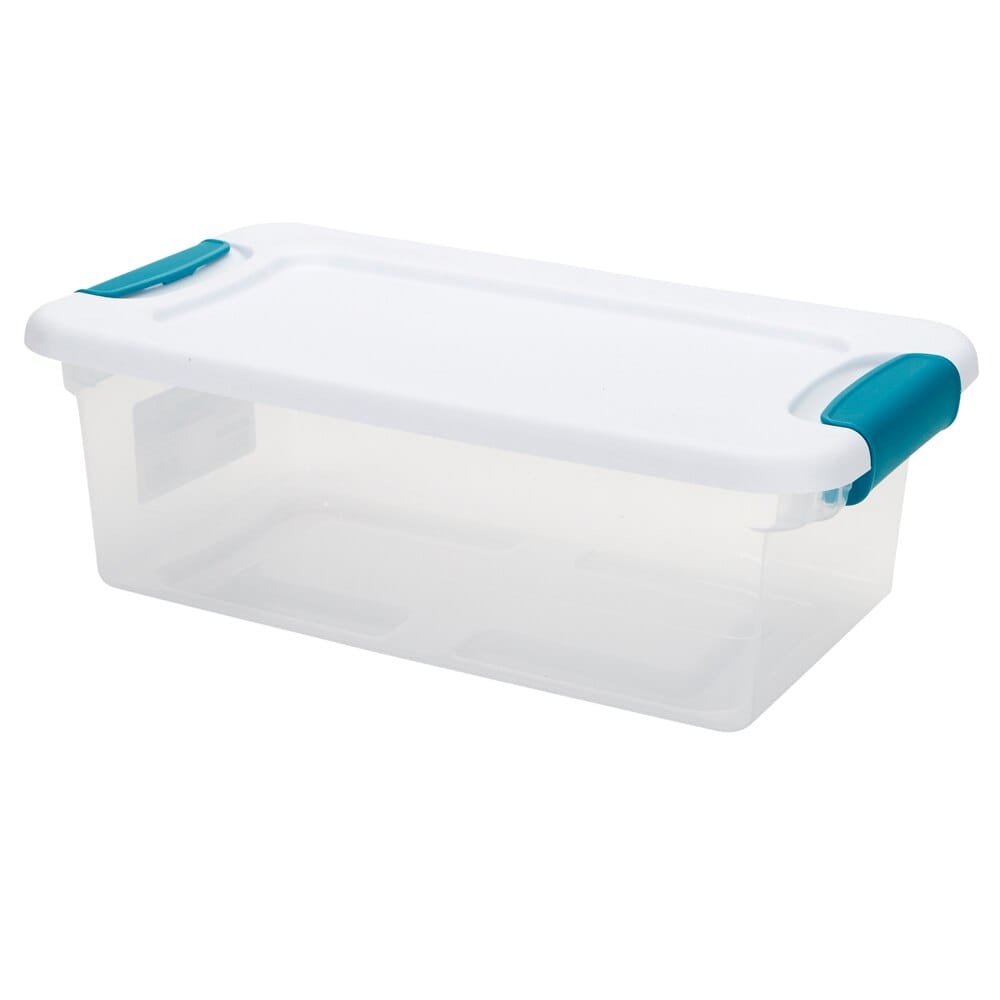 Sterilite Latch Top Storage Box, 6 Qt